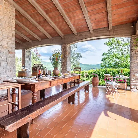 Vertine Countryside Gaiole in Chianti Esterno foto